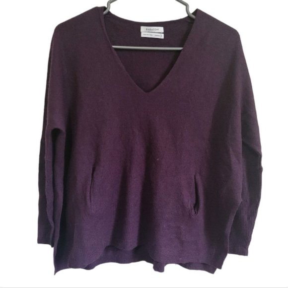 Aritzia Babaton womens wool blend purple sweater size XS - Picture 1 of 7